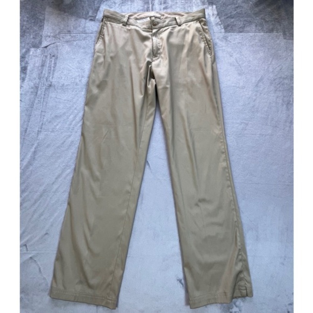 Nike Golf Tour Performance Dri-Fit Mens Khaki Chino Style‎ Pants 32x32